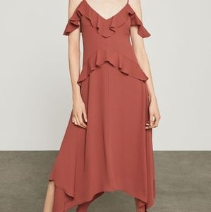 ❣HP❣BCBGmaxazria Lissa Asymmetrical Slip Dress